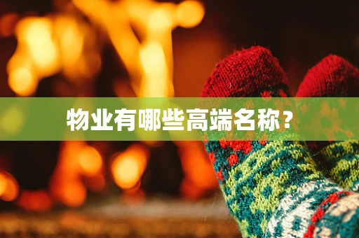 物业有哪些高端名称？