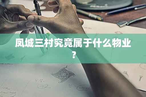 凤城三村究竟属于什么物业？
