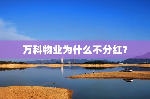 万科物业为什么不分红？