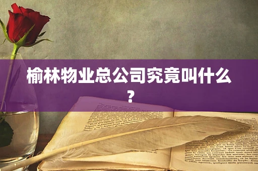榆林物业总公司究竟叫什么？