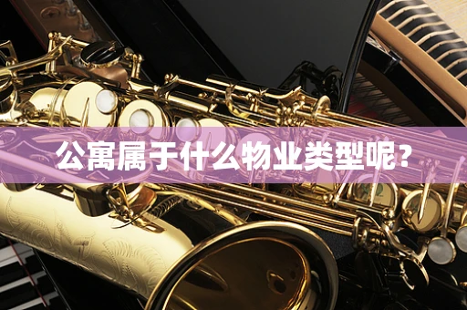 公寓属于什么物业类型呢？