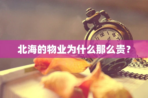北海的物业为什么那么贵？