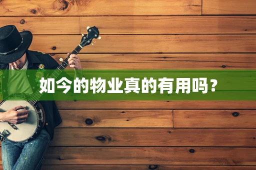 如今的物业真的有用吗？