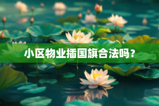 小区物业插国旗合法吗？