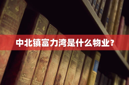 中北镇富力湾是什么物业？