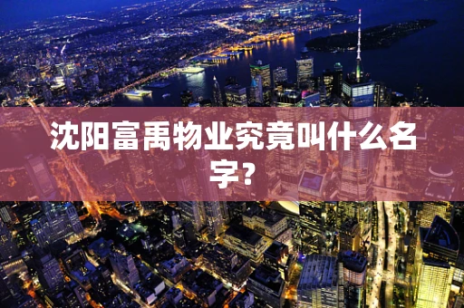 沈阳富禹物业究竟叫什么名字？