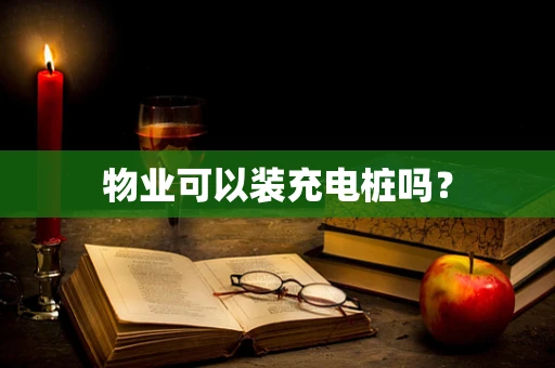 物业可以装充电桩吗？