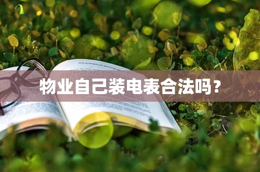 物业自己装电表合法吗？