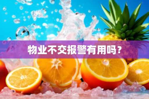 物业不交报警有用吗？