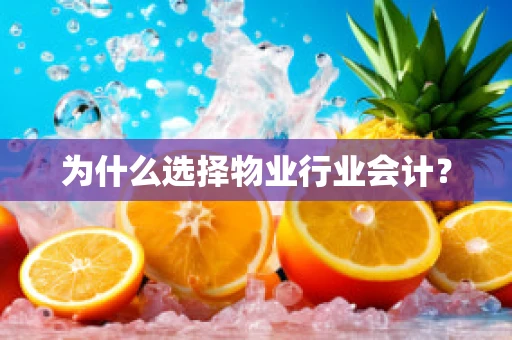 为什么选择物业行业会计？