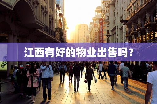 江西有好的物业出售吗？