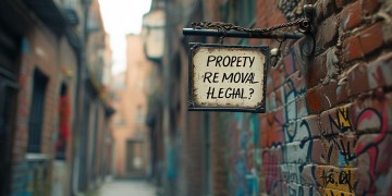 物业挪走摩托算违法吗？