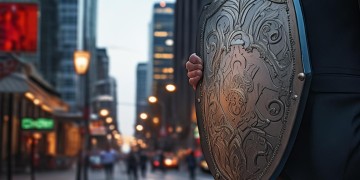 物业拿着防暴盾违法吗？