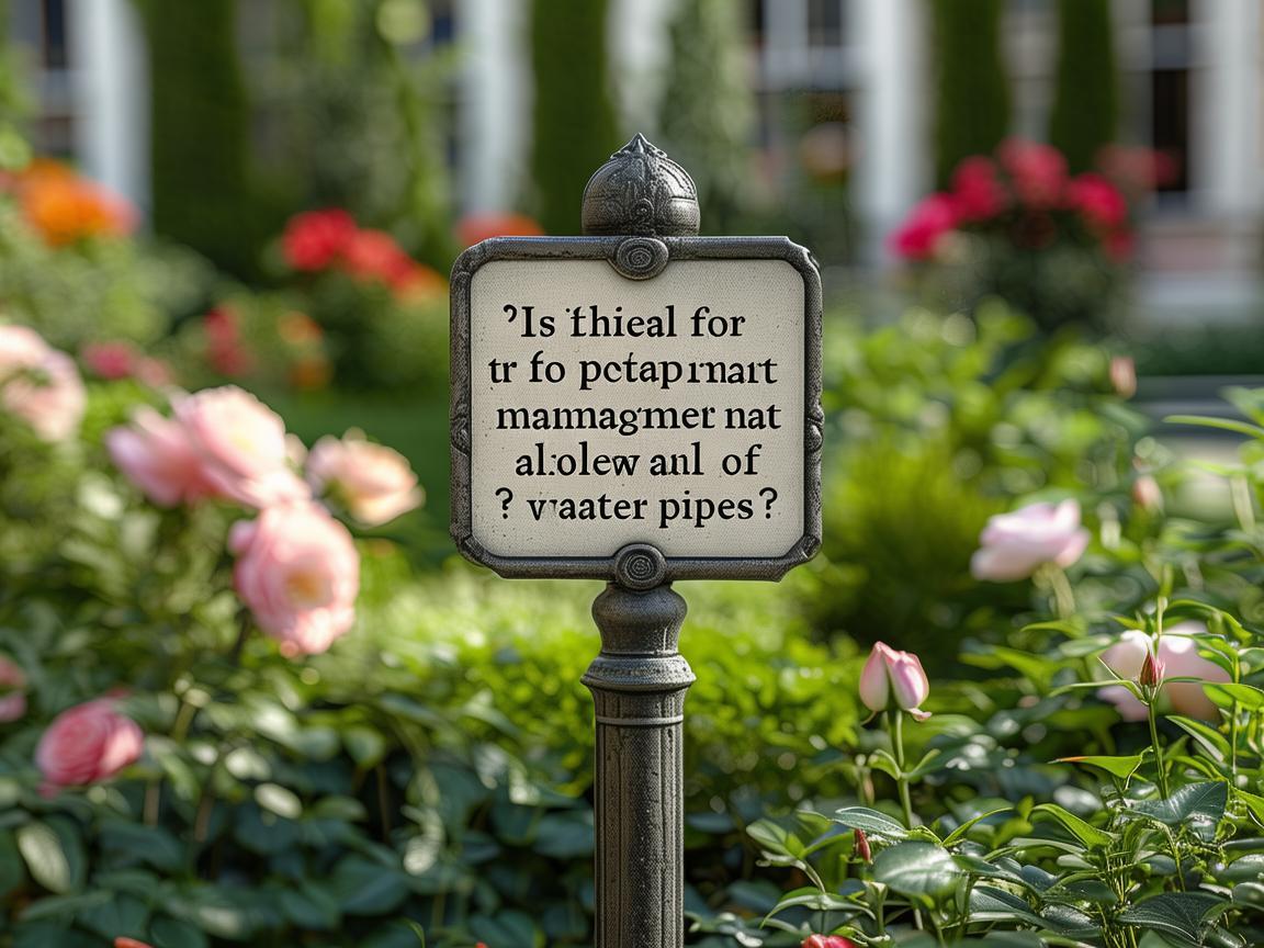 物业不让移位水管违法吗? 物业不让移位水管违法吗?